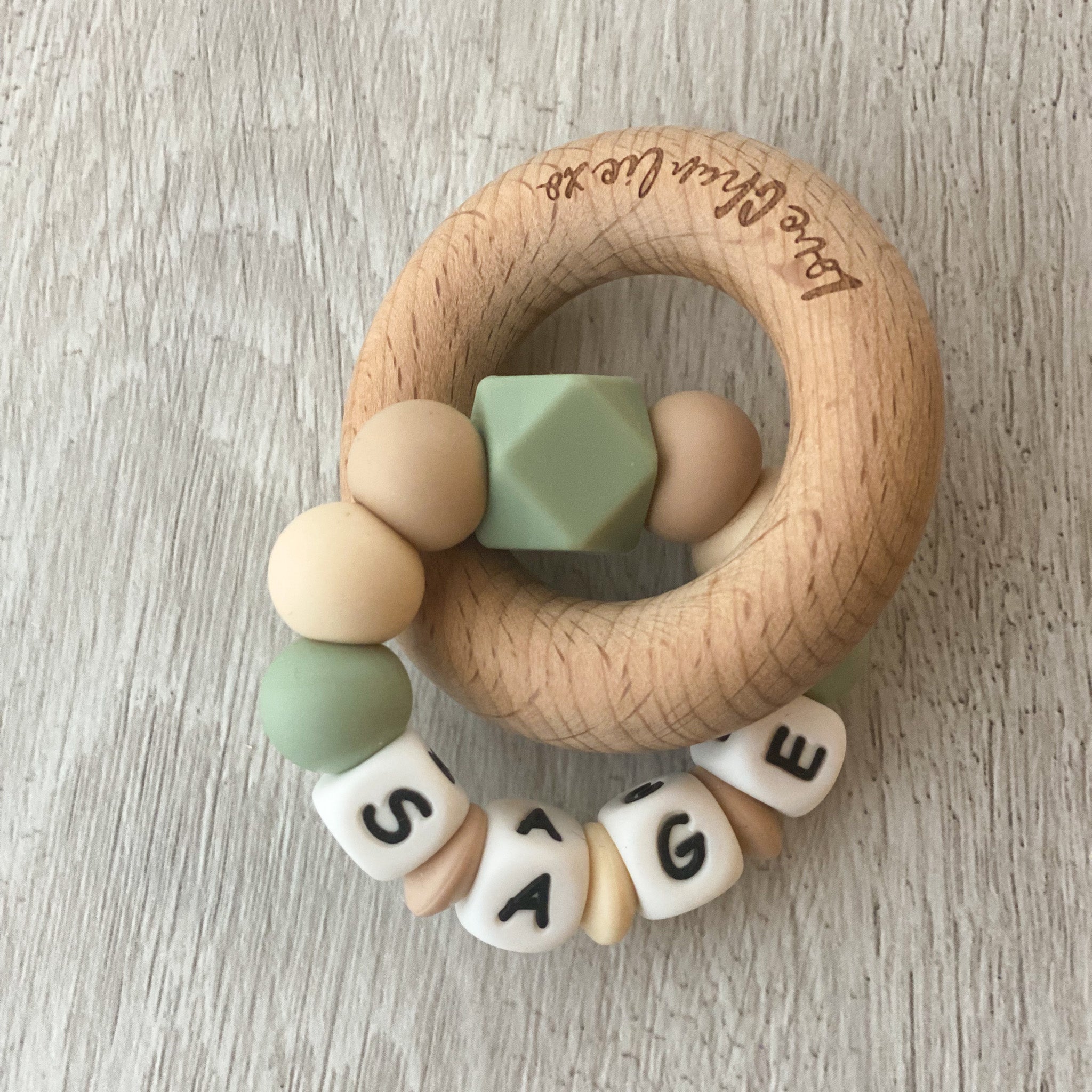 Personalised teething toy deals